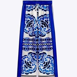 Zara satin summer pants